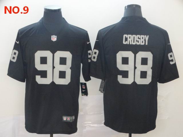 Men's Las Vegas Raiders 98 Maxx Crosby Jersey NO.9;